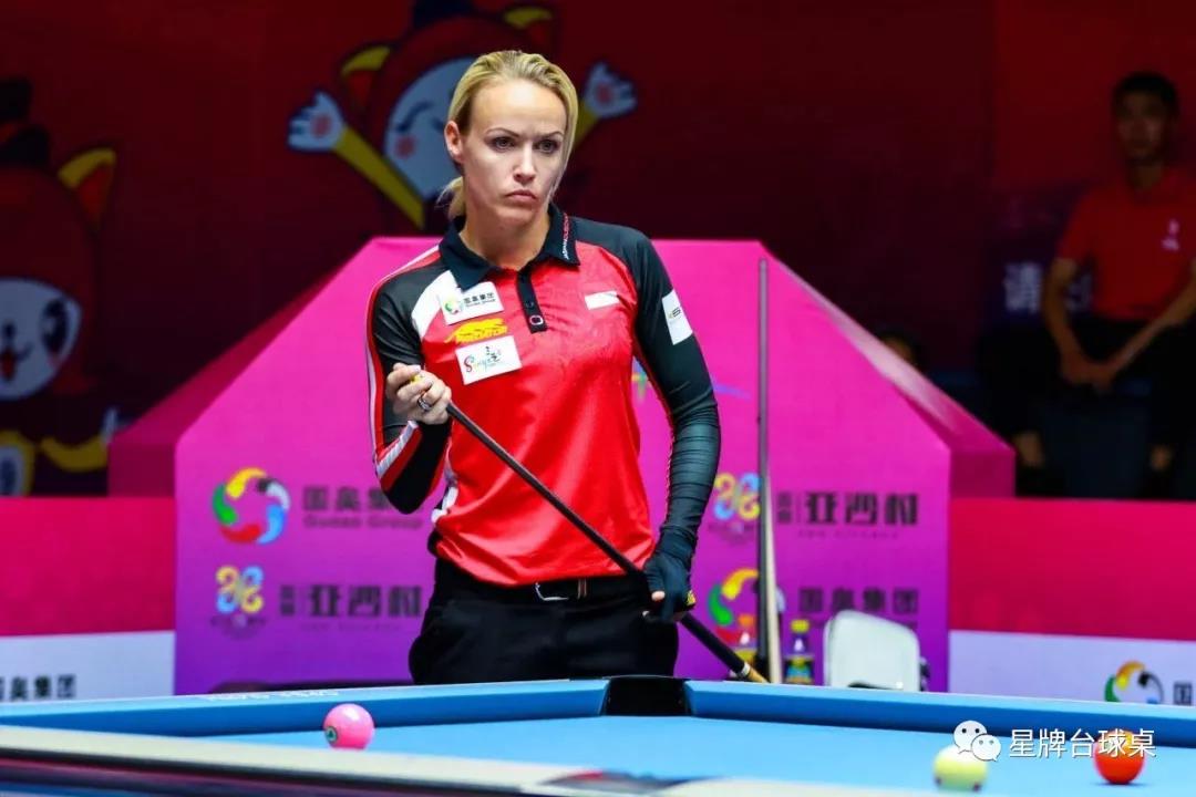 [Women's 9-Ball World Championships] After Kelly Fisher was sealed, Zhou Doudou won third place