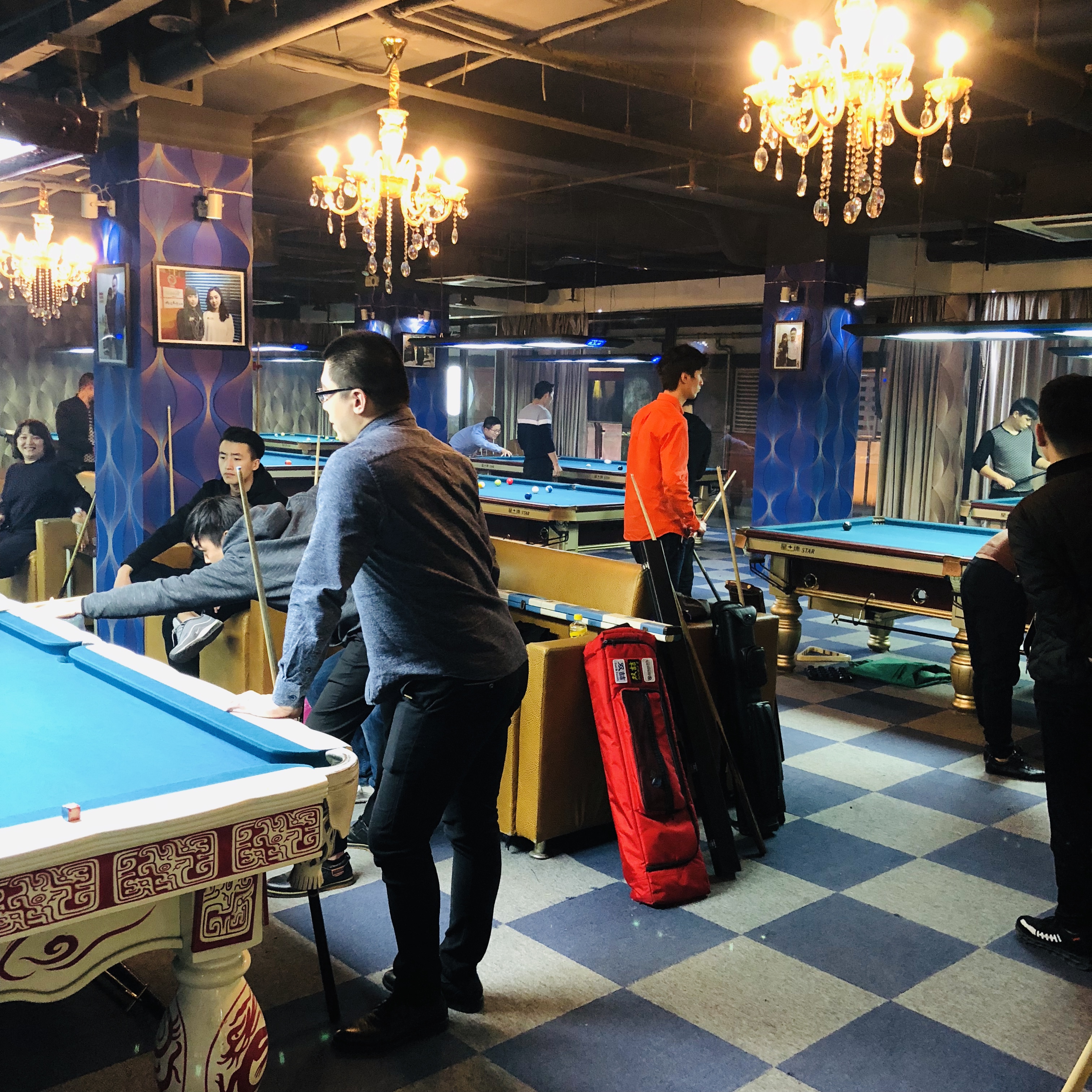 【Star Alliance】Nanjing Zhonghua Road Night Fashion Billiards Club_Xingpai League Ball Room