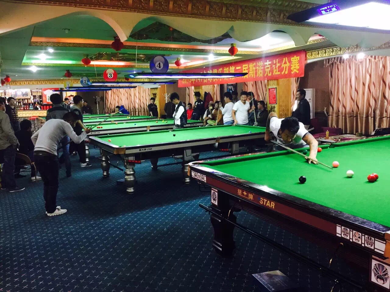 【星联盟】西藏日喀则147台球俱乐部_星牌联盟球房
