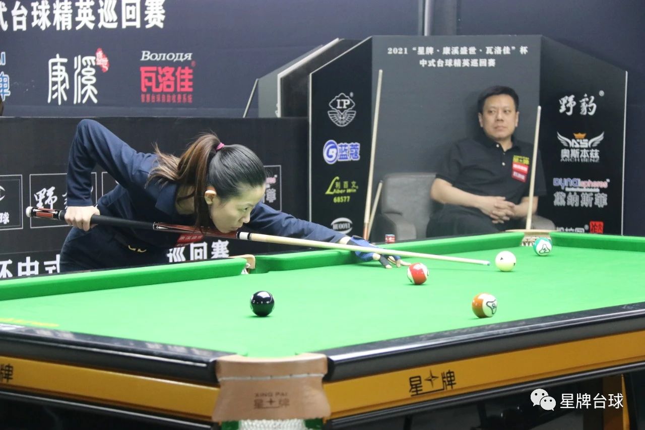 我是台球人白鸽和男球员平打没有压力